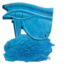 azul egipcio. El ojo de Horus